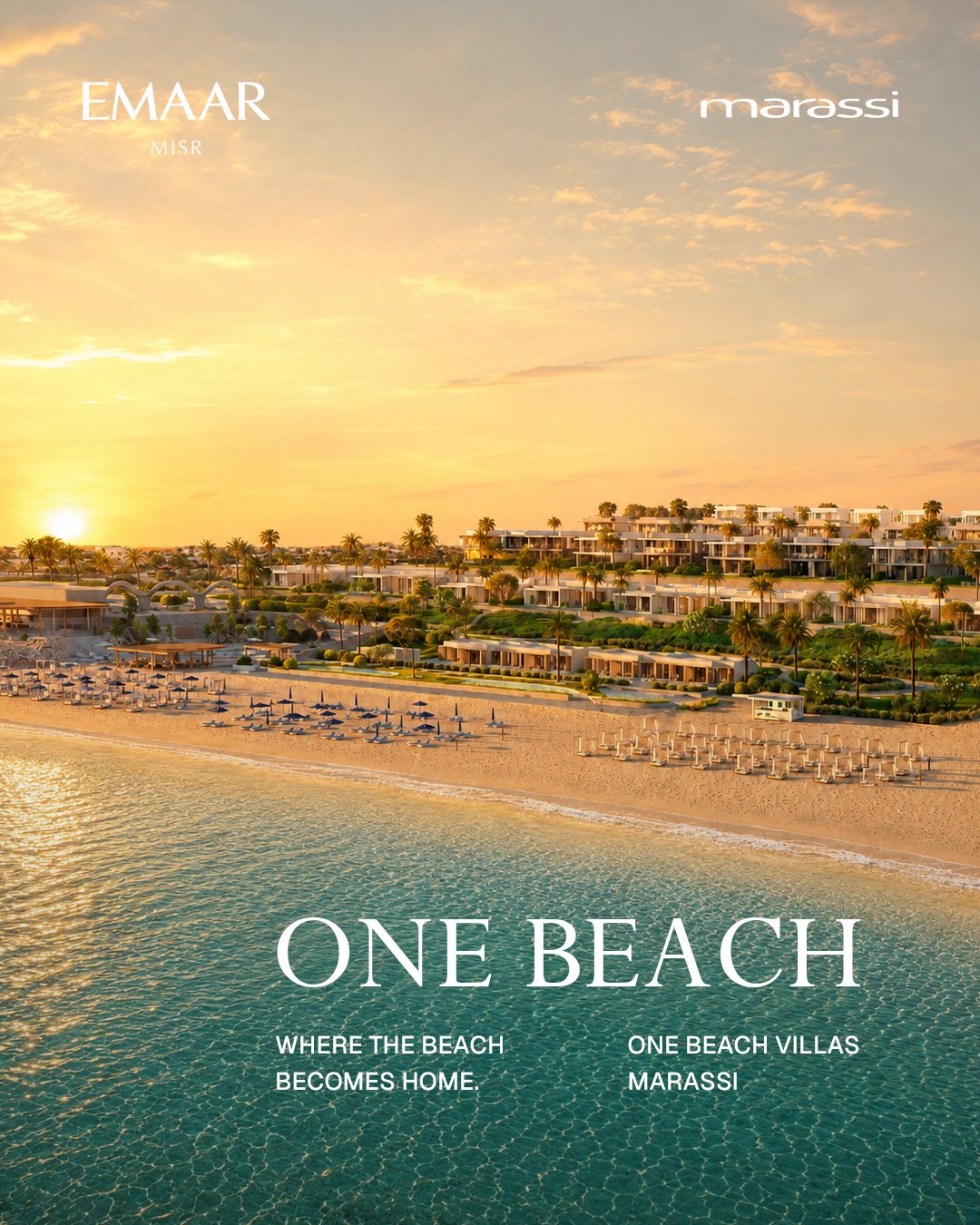 One Beach villas at Marassi